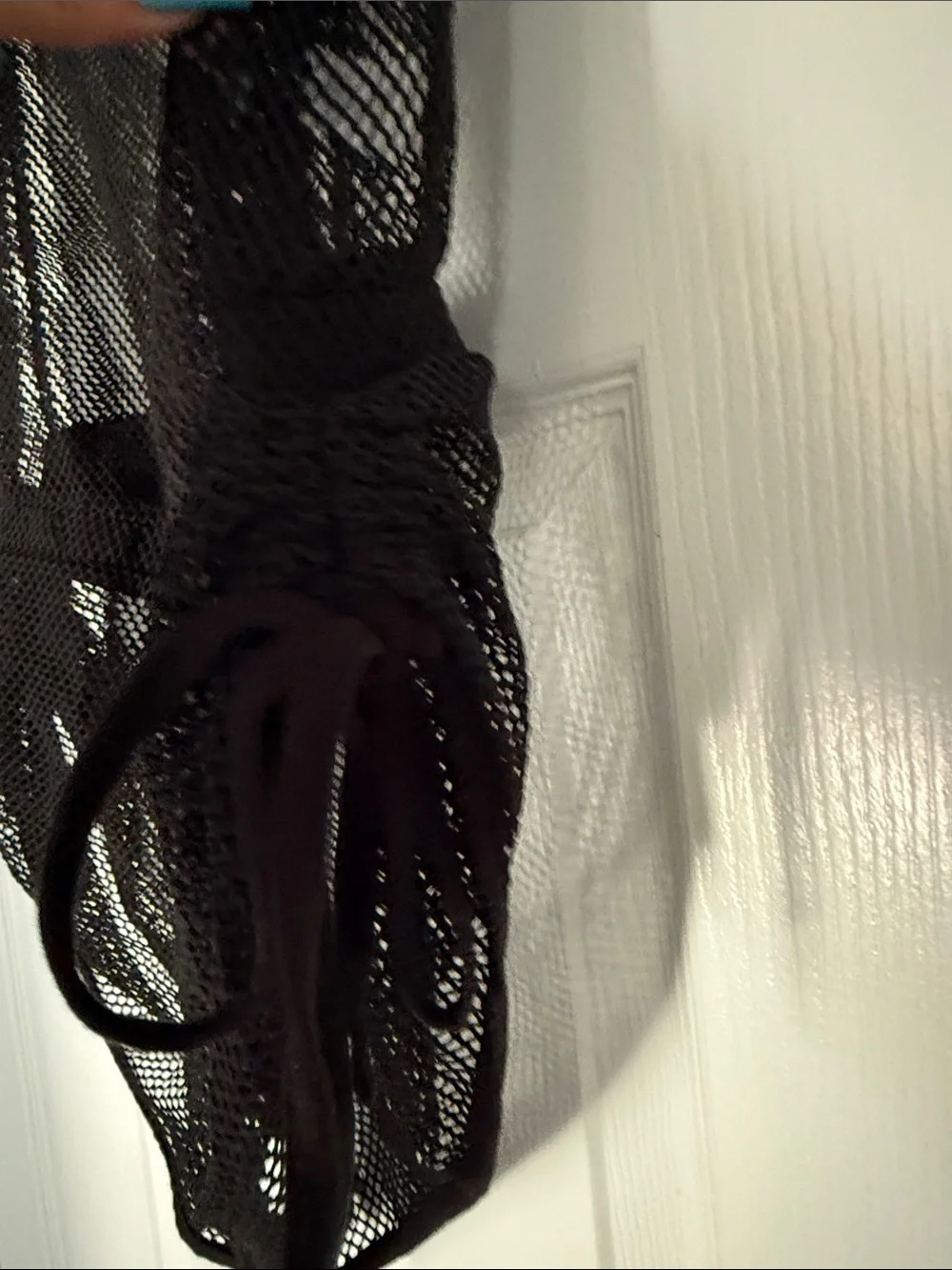 Victoria's Secret Black Fishnet Swim Cover-Up